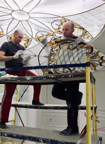 реставрация витражей