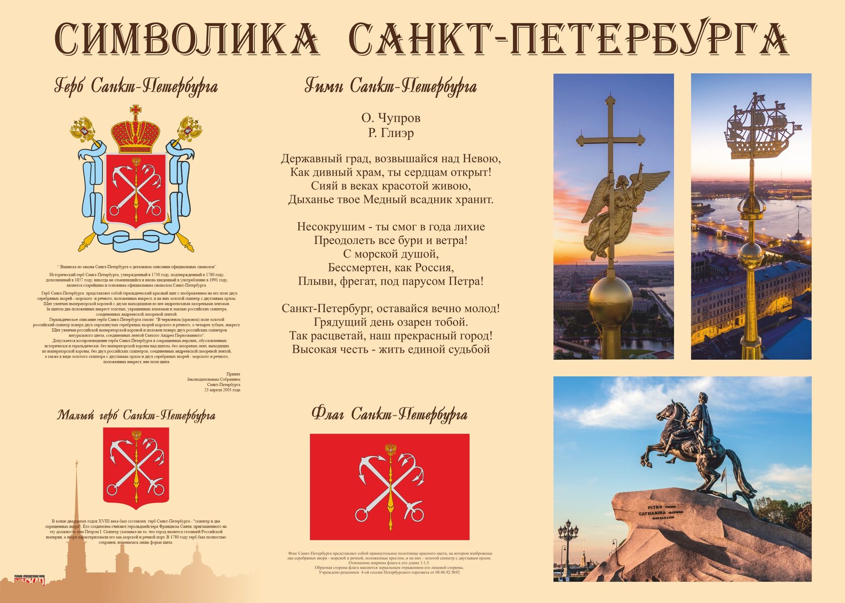 символы санкт петербурга фото