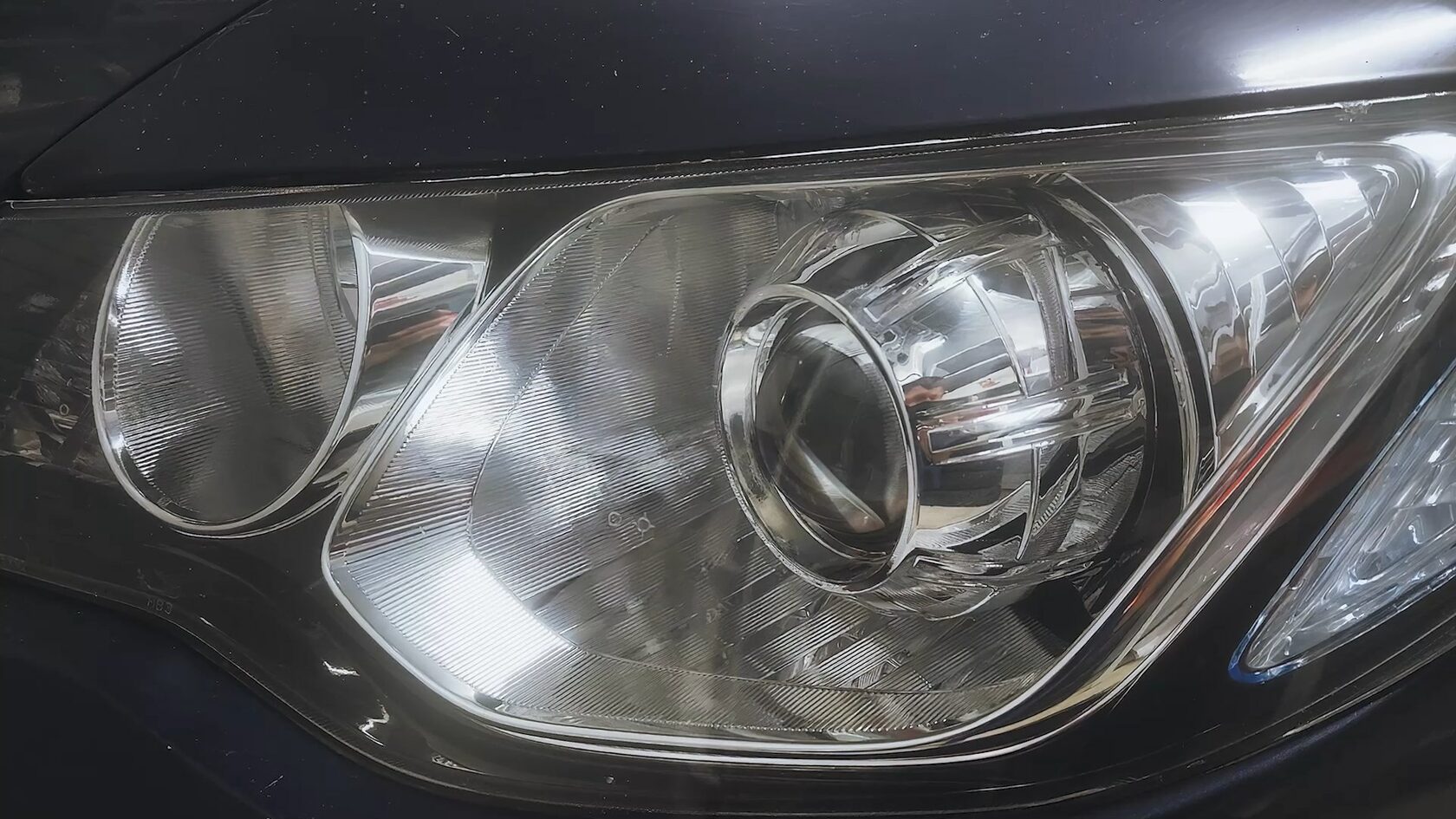 Полировка фар и замена линз Honda Civic