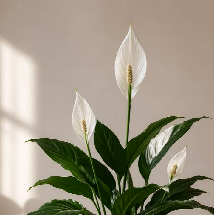 Green indoor plant in pot