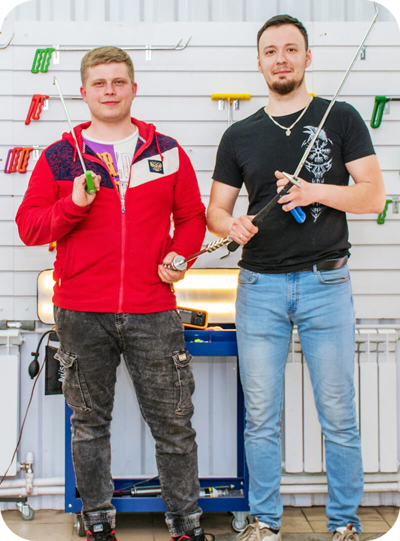 Ремонт вмятин без покраски в Уфе