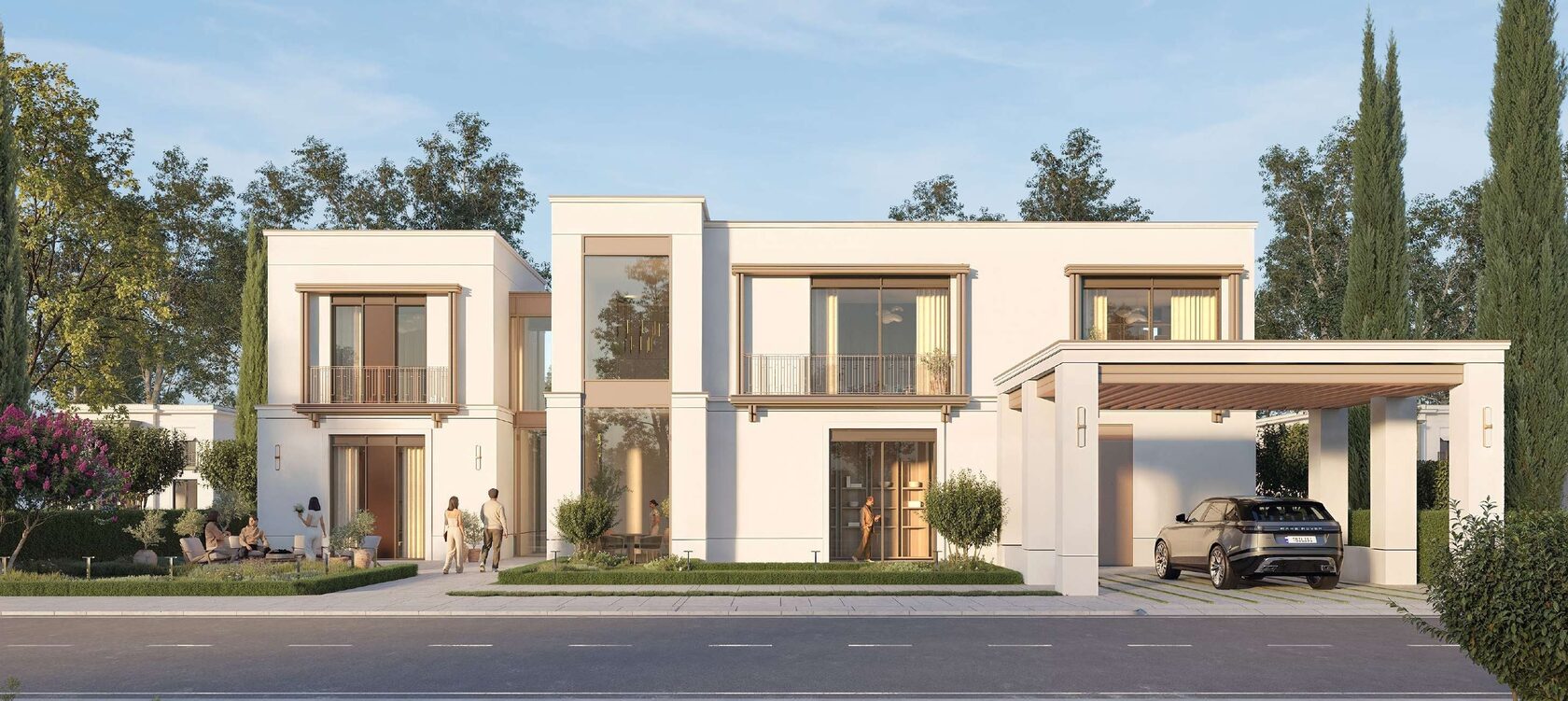 Вилла Rivera в проекте Набережная Тбилиси (Tbilisi Waterfront) — визуализация проекта.