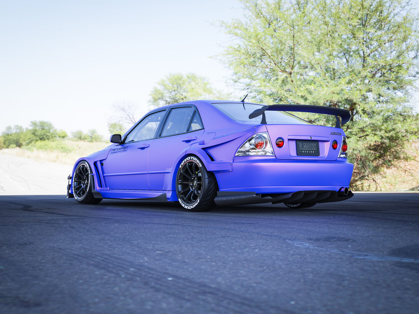 FENDERIST SPEC S GRIP 60mm / WIDE BODY KIT FENDER FLARES SET TOYOTA ...