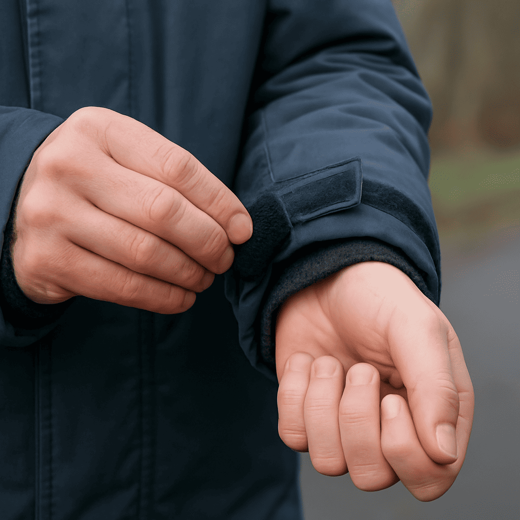 обрезать рукава куртка