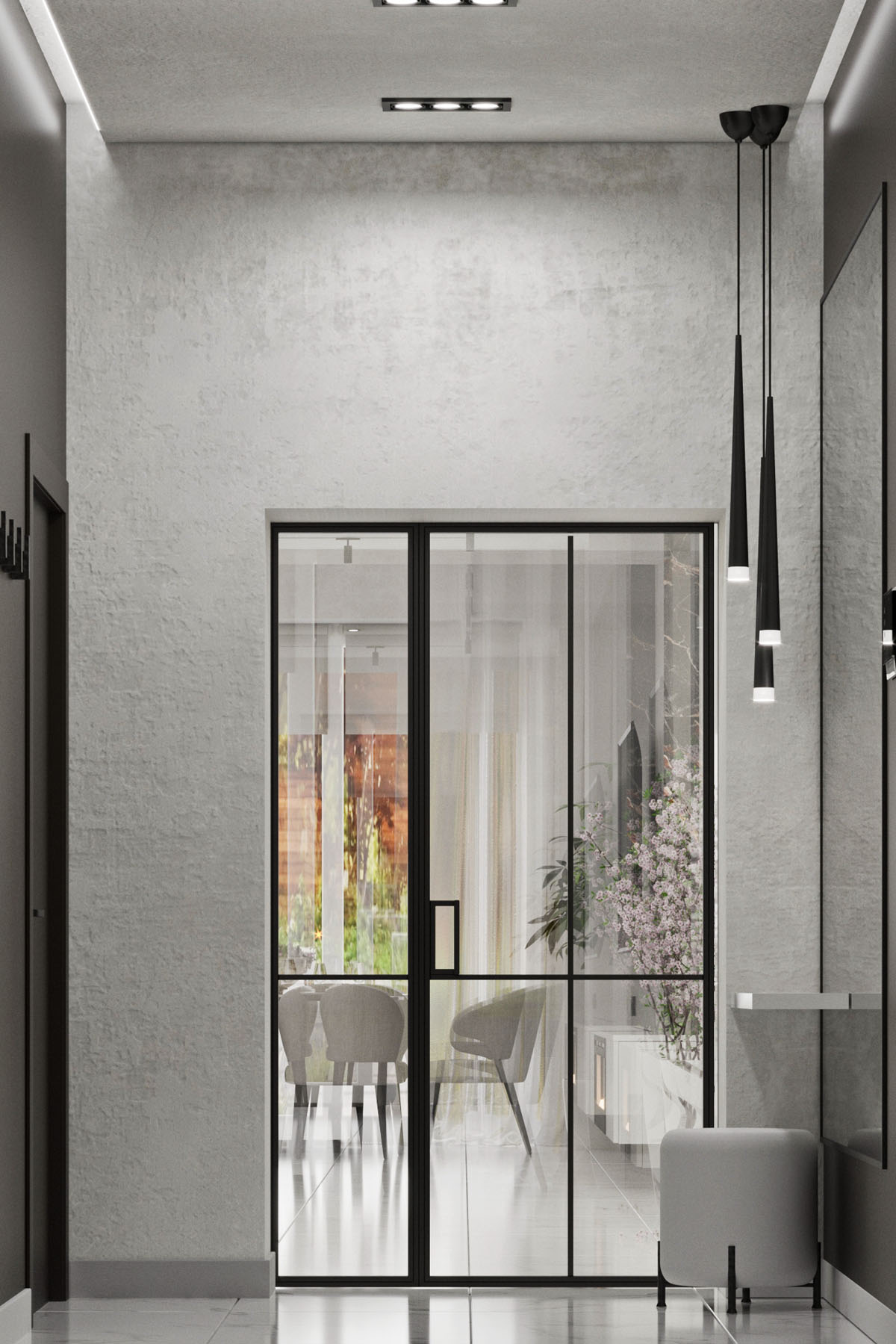 дверь в гостиную, мебель