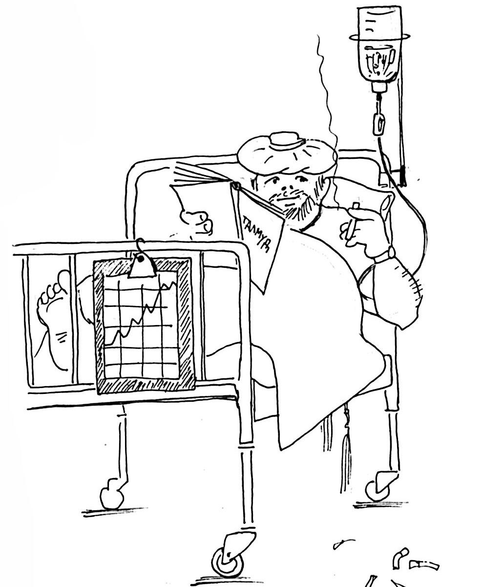 Юмористическая иллюстрация художника Йосифа Лихтарева