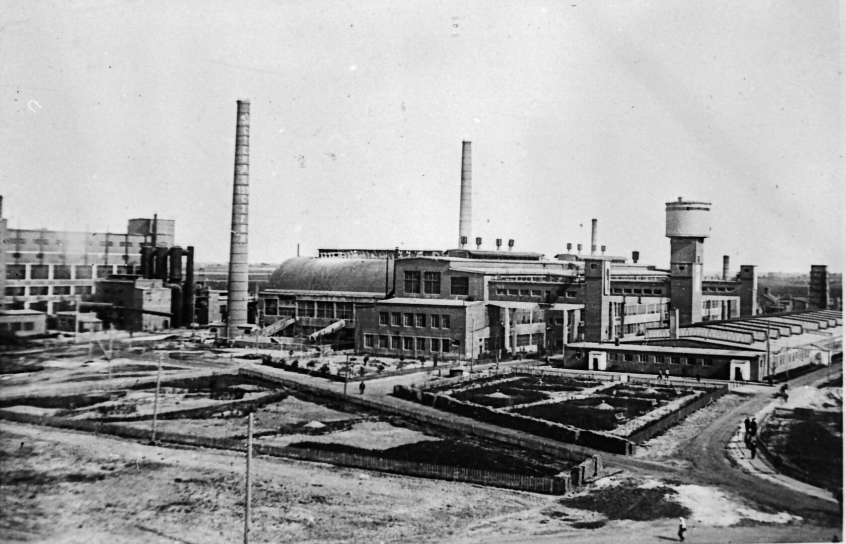 Панорама Гомельского стеклозавода имени Ломоносова (1936 г.)