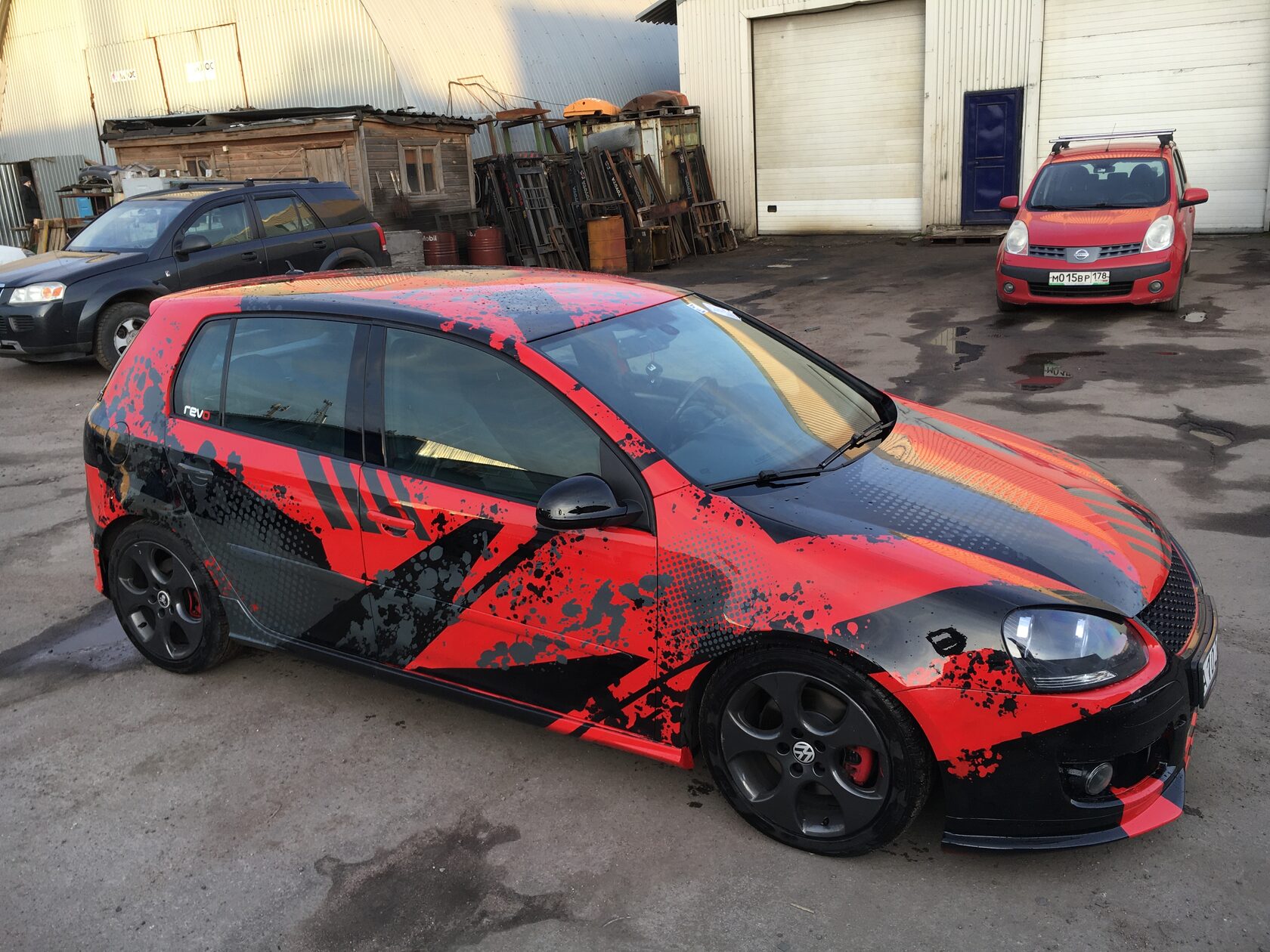 Аэрография VW Golf GTI