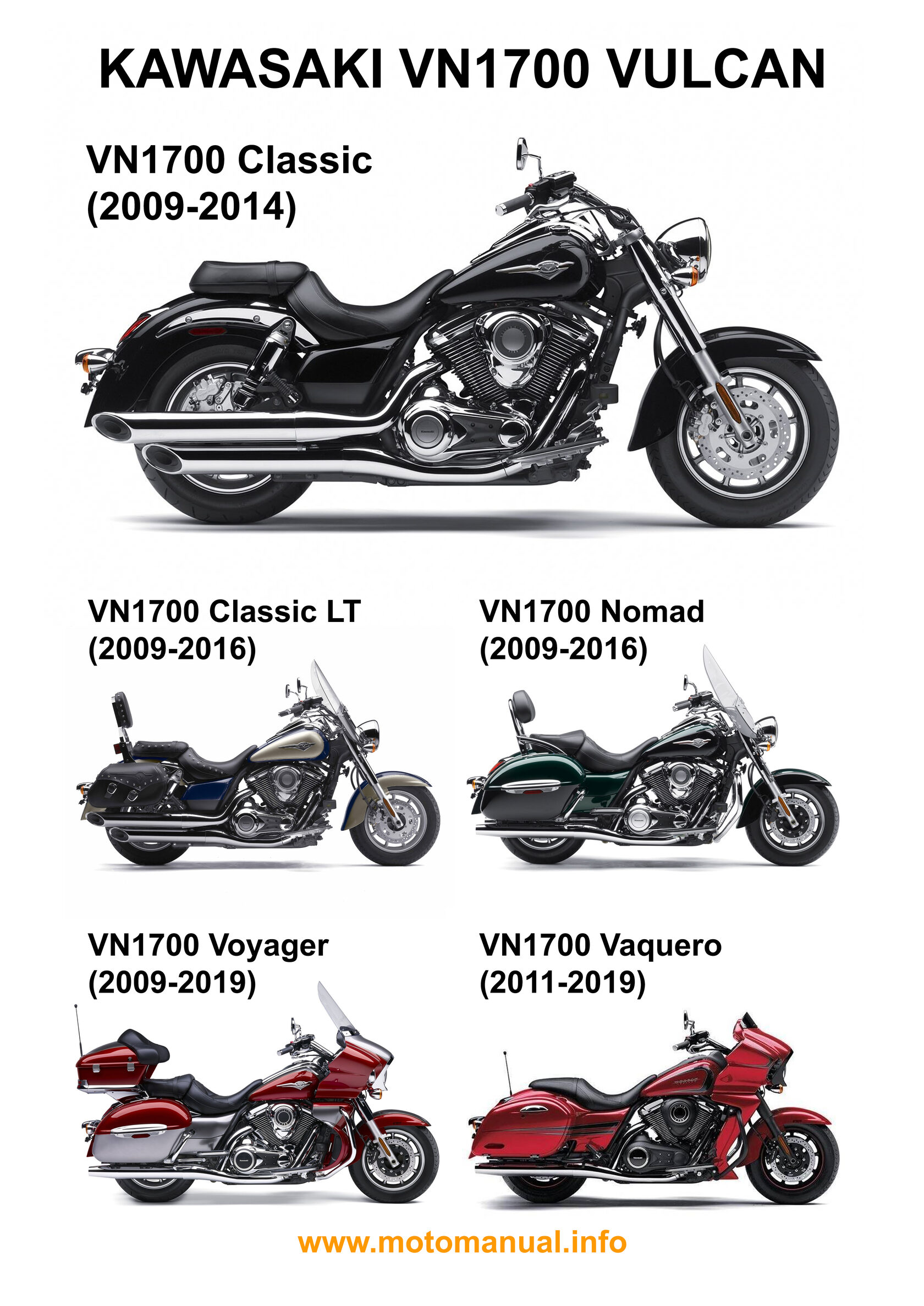 Обзор мотоцикла Kawasaki VN 1700 Vulcan Classic 2009 - уникальная возможность познакомиться с потрясающими характеристиками и неповторимым стилем автомобиля, пользующегося заслуженной популярностью у мотоциклистов - особенности, технические показатели, отзывы владельцев и экспертов Обзор мотоцикла Kawasaki VN 1700 Vulcan Classic 2009: особенности, характеристики, отзывы
