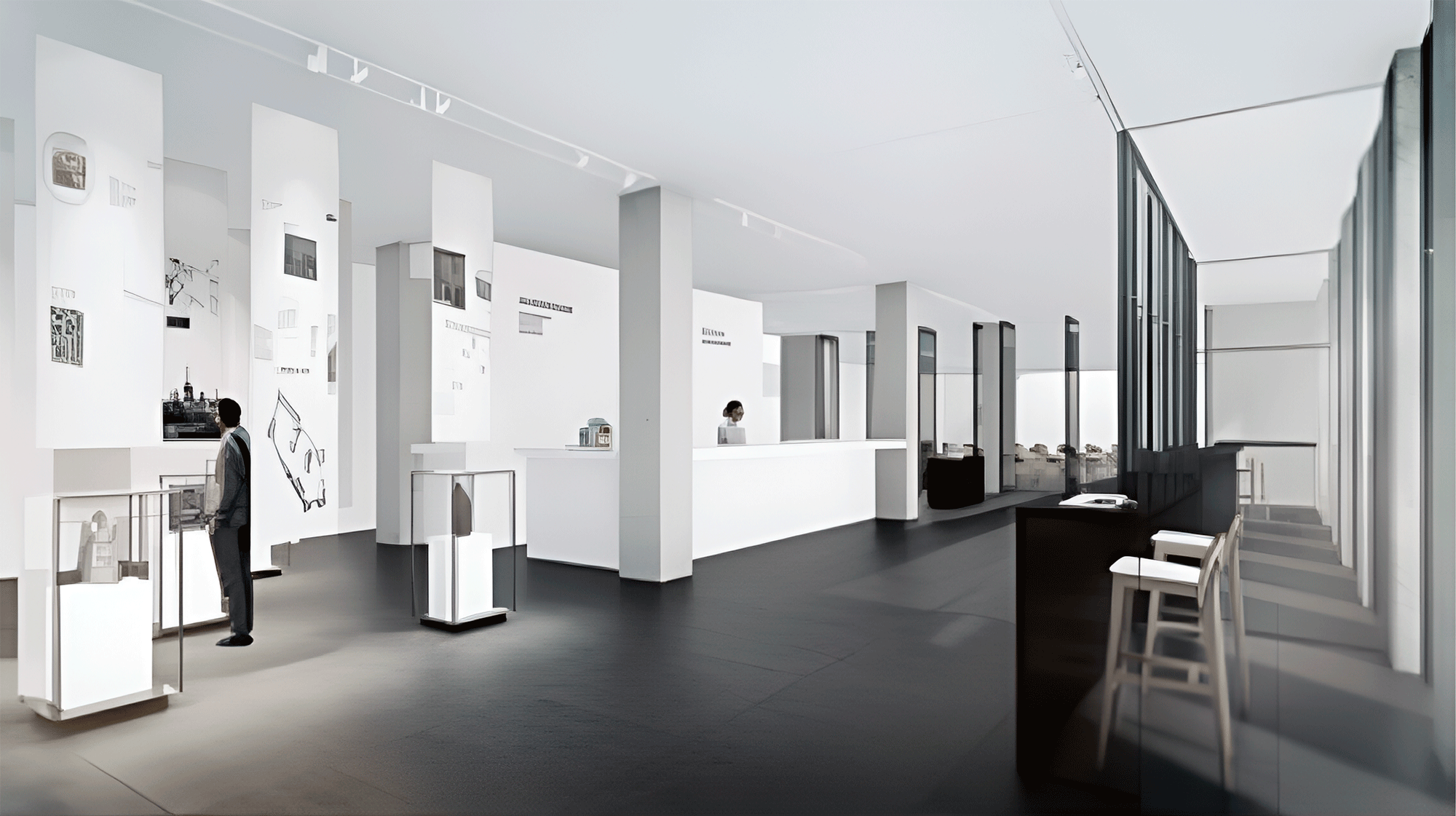 Соловки. Интерьер вестибюля общественной зоны