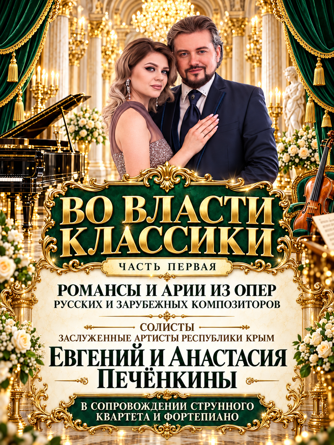 Афиша концерта «Во власти классики»
