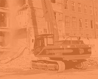 снос зданий обрушение