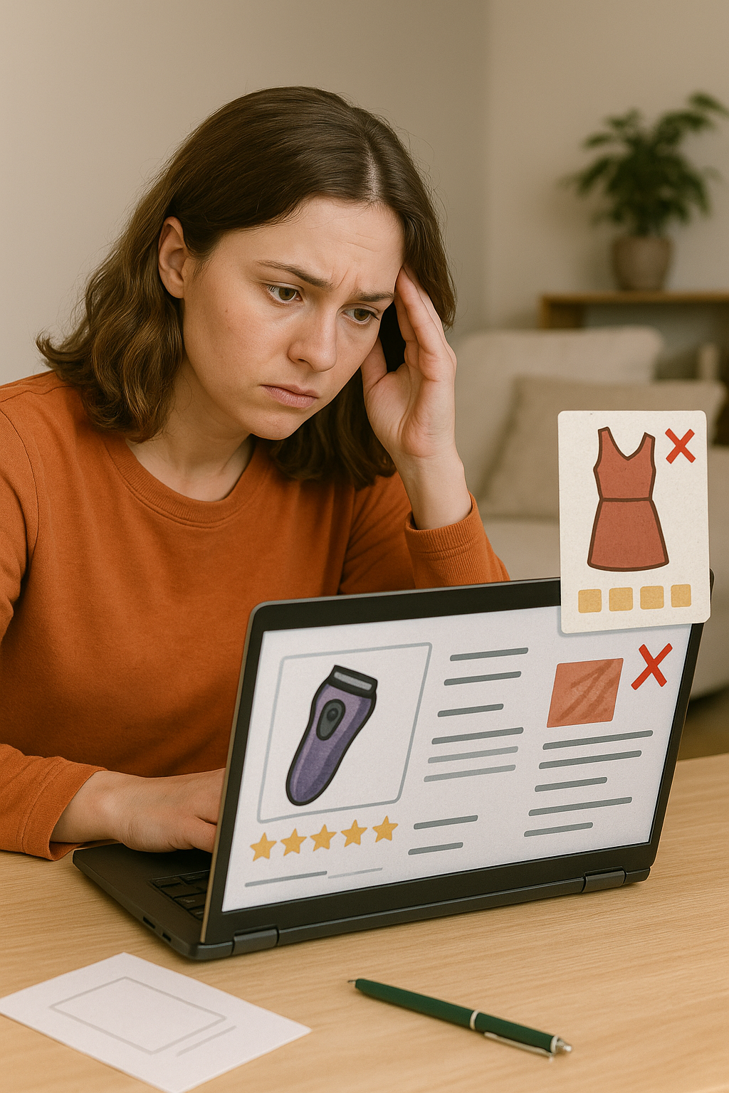 Ошибки в карточках товара