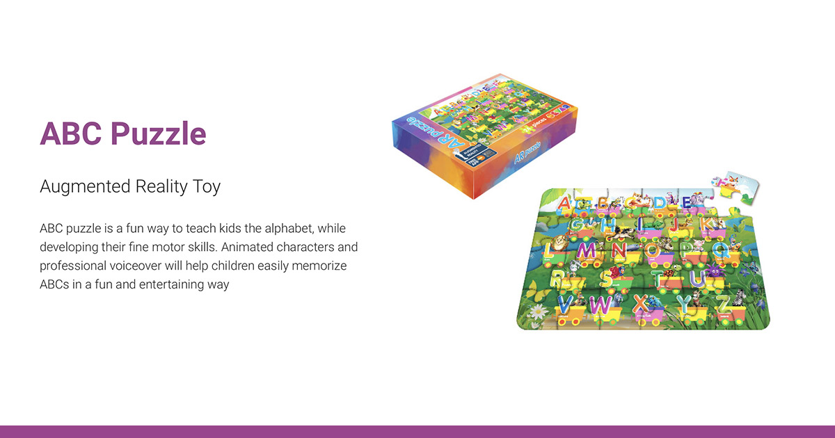 Augmented Reality ABC Puzzle - DEVAR