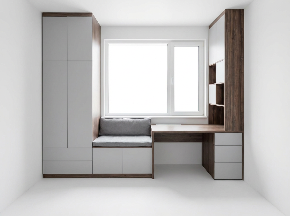 рабочая зона у окна