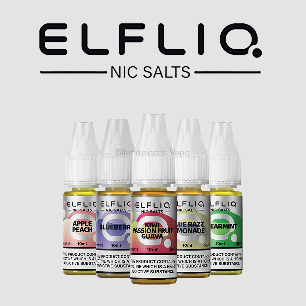ELFLIQ Nic Salts 30ml (5% Nicotine) – New Elfbar E-Liquid Flavors Available Online in Portugal at Hookah.pt