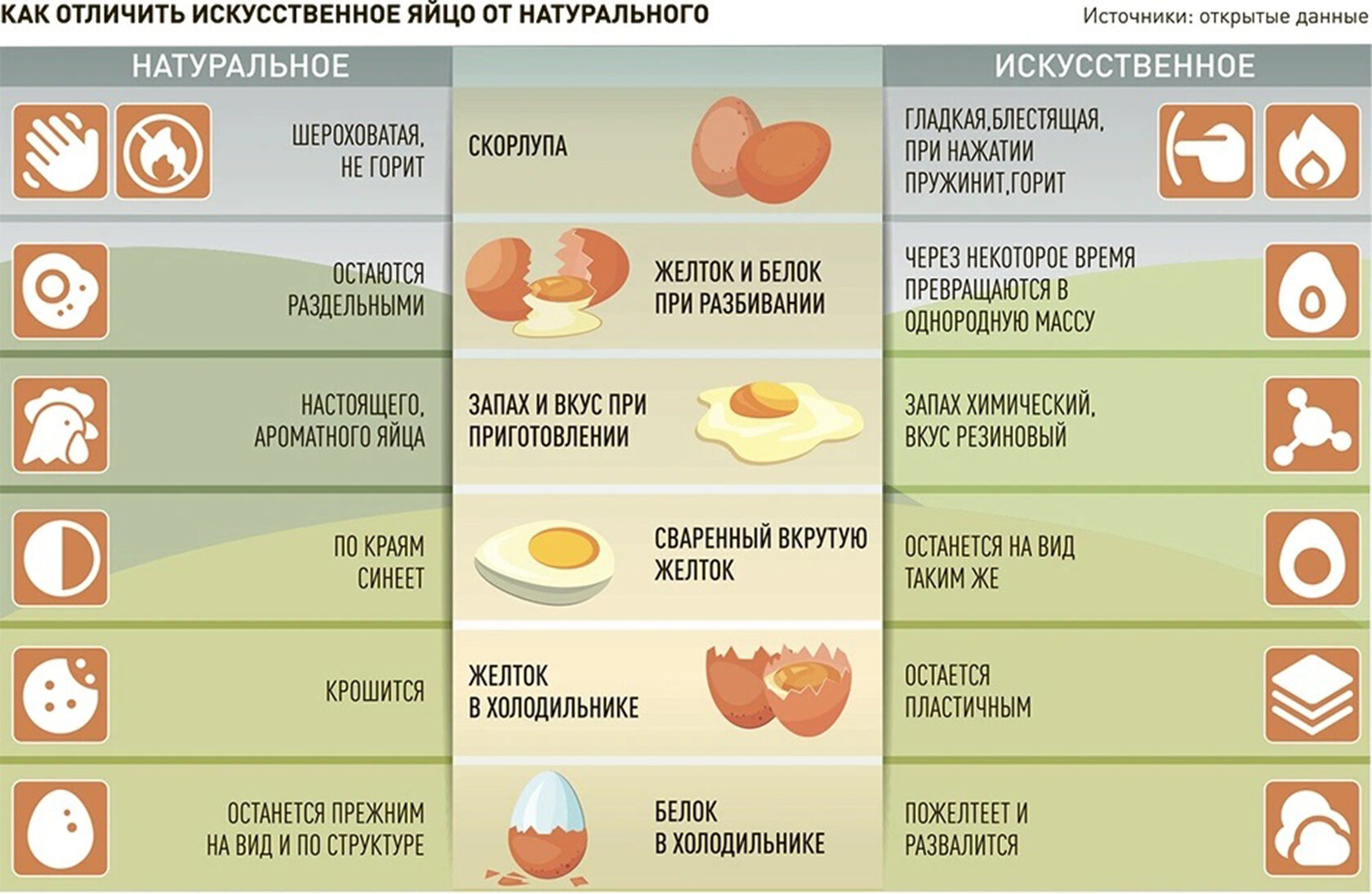 Опасны ли искусственные яйца?