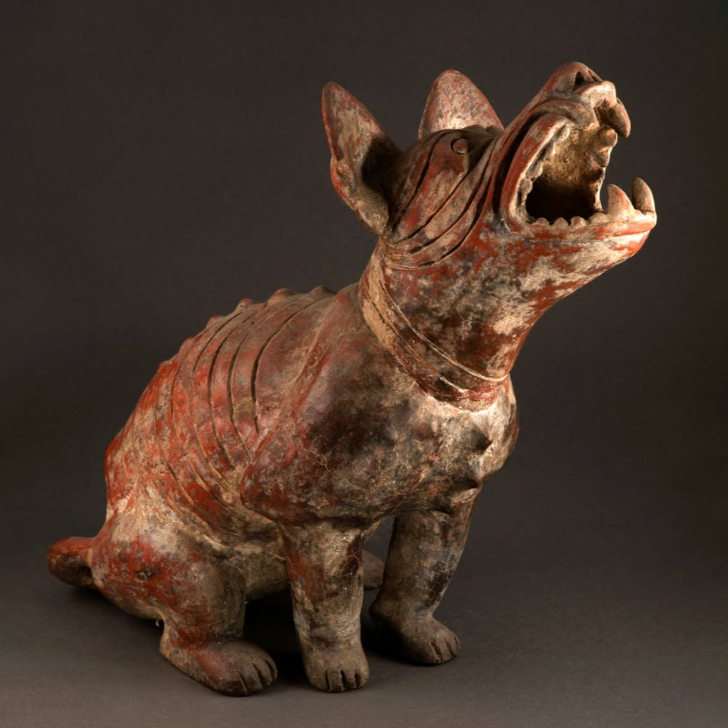 Собака. Культура шахтовых могил, Западная Мексика. Коллекция Museo Dolores Olmedo, Мехико.
