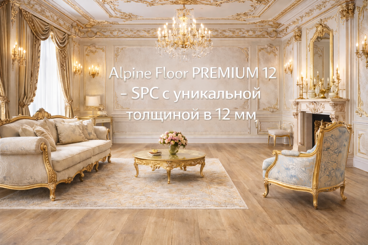 Кварц-винил Alpine Floor PREMIUM 12 в современном интерьере, толстое покрытие 12 мм с эффектом доски, Санкт-Петербург и ЛО, доставка по России — Parket Brothers
