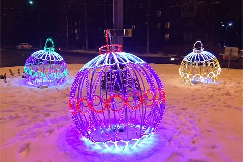 Шар Уличный Новогодний
