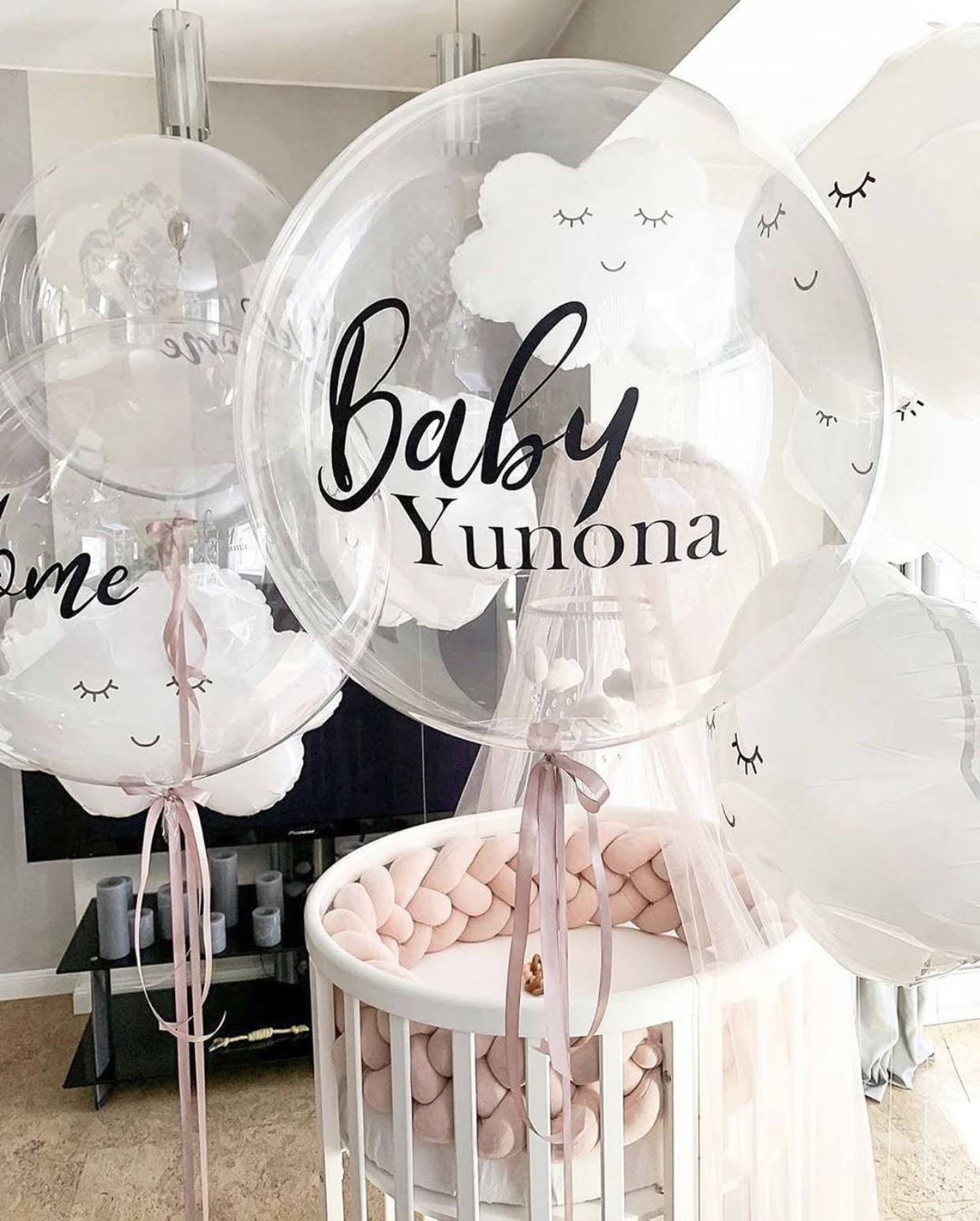 Bubble с надписью