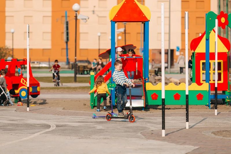 Playground in Norilsk.