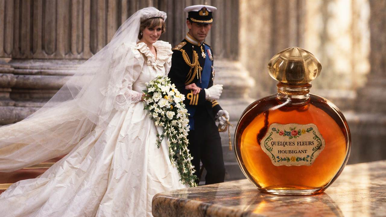 Старинные флаконы духов