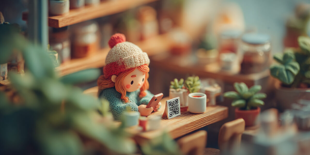 клиент оставляет отзыв в заведении через qr код