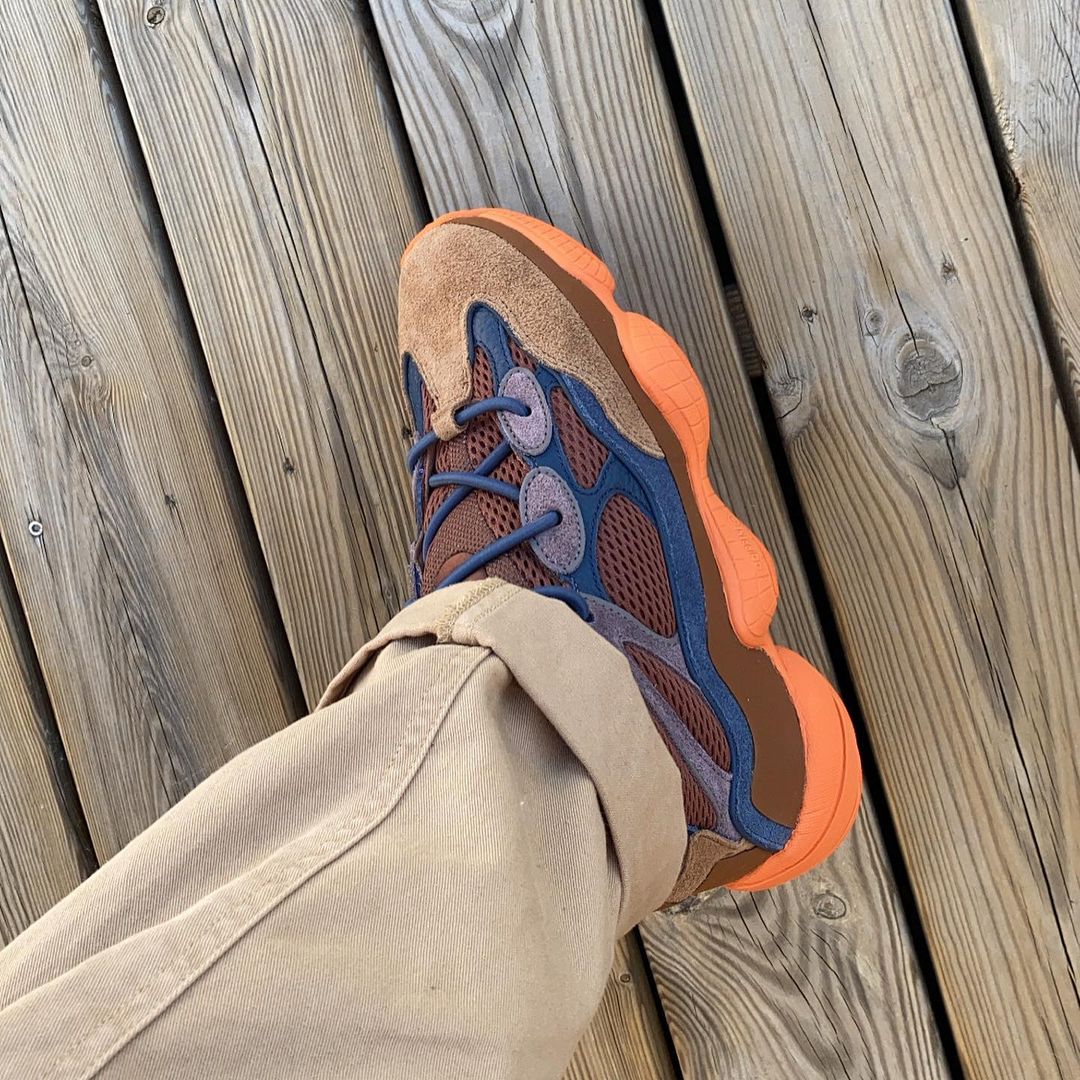 yeezy 500 orange blue