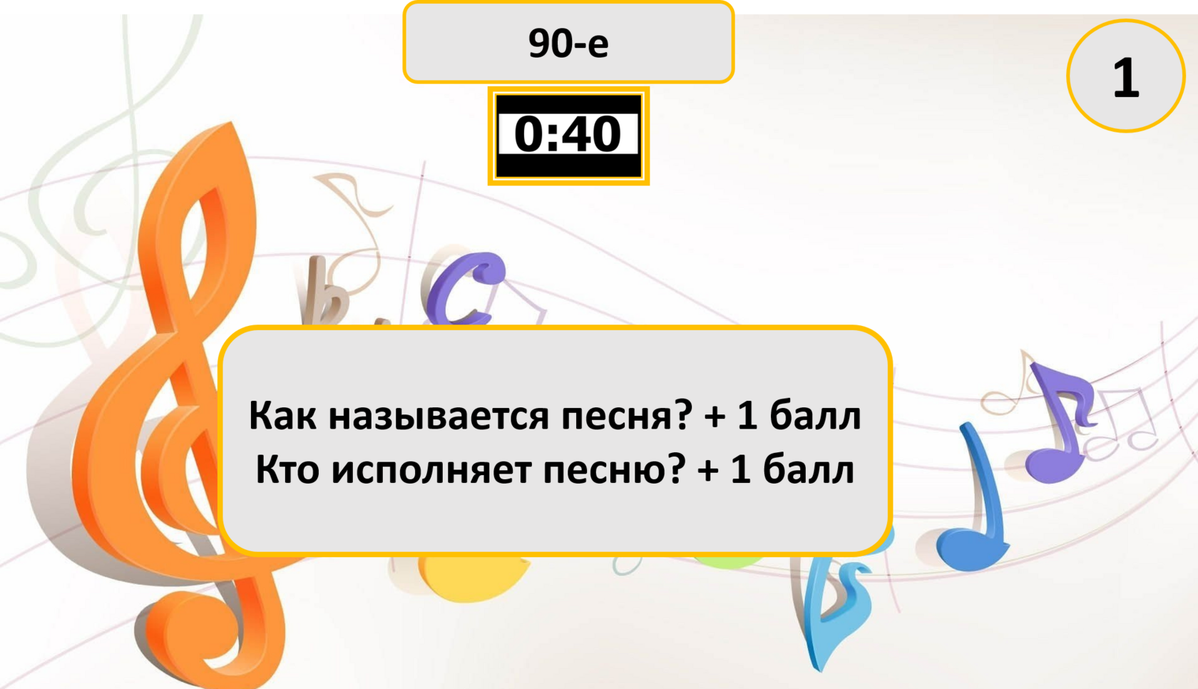 Квиз с ведущим, готовая игра