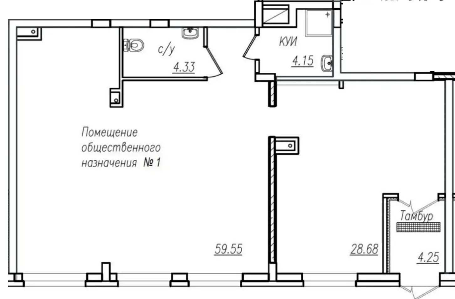 План помещения общественного назначения Смоленск