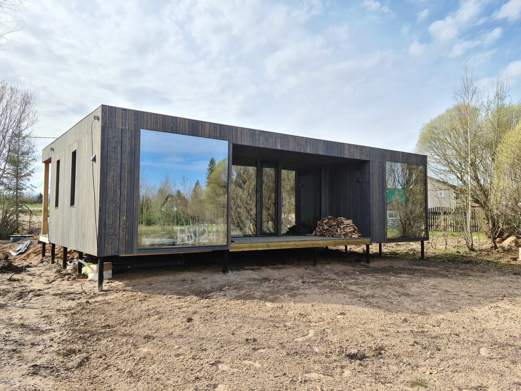 Модульный дом TETFLAT 65 с террасами