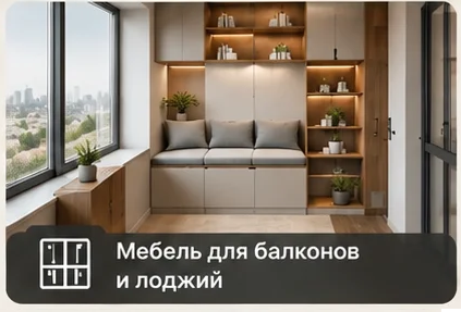 Мебель для балконов и лоджий