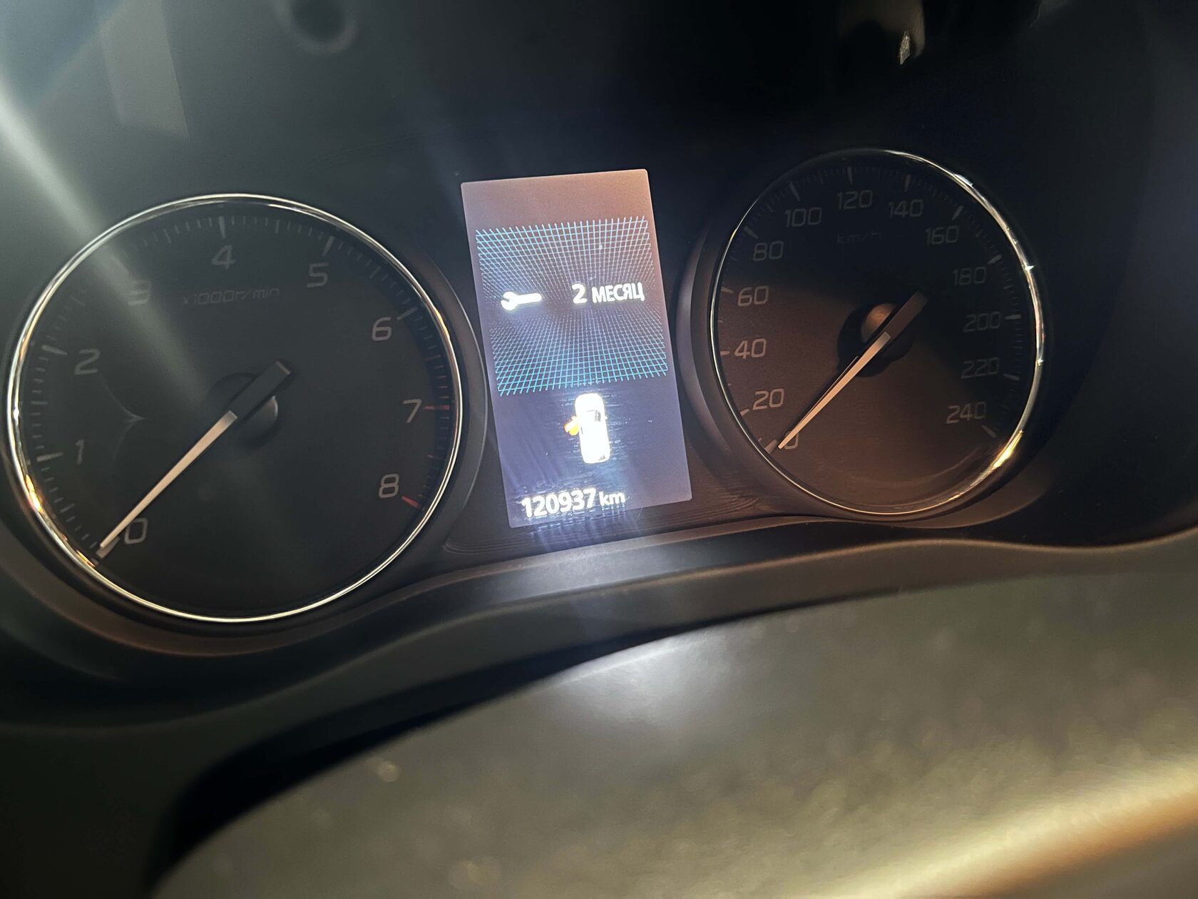 Пробег Mitsubishi Outlander на момент замены антифриза