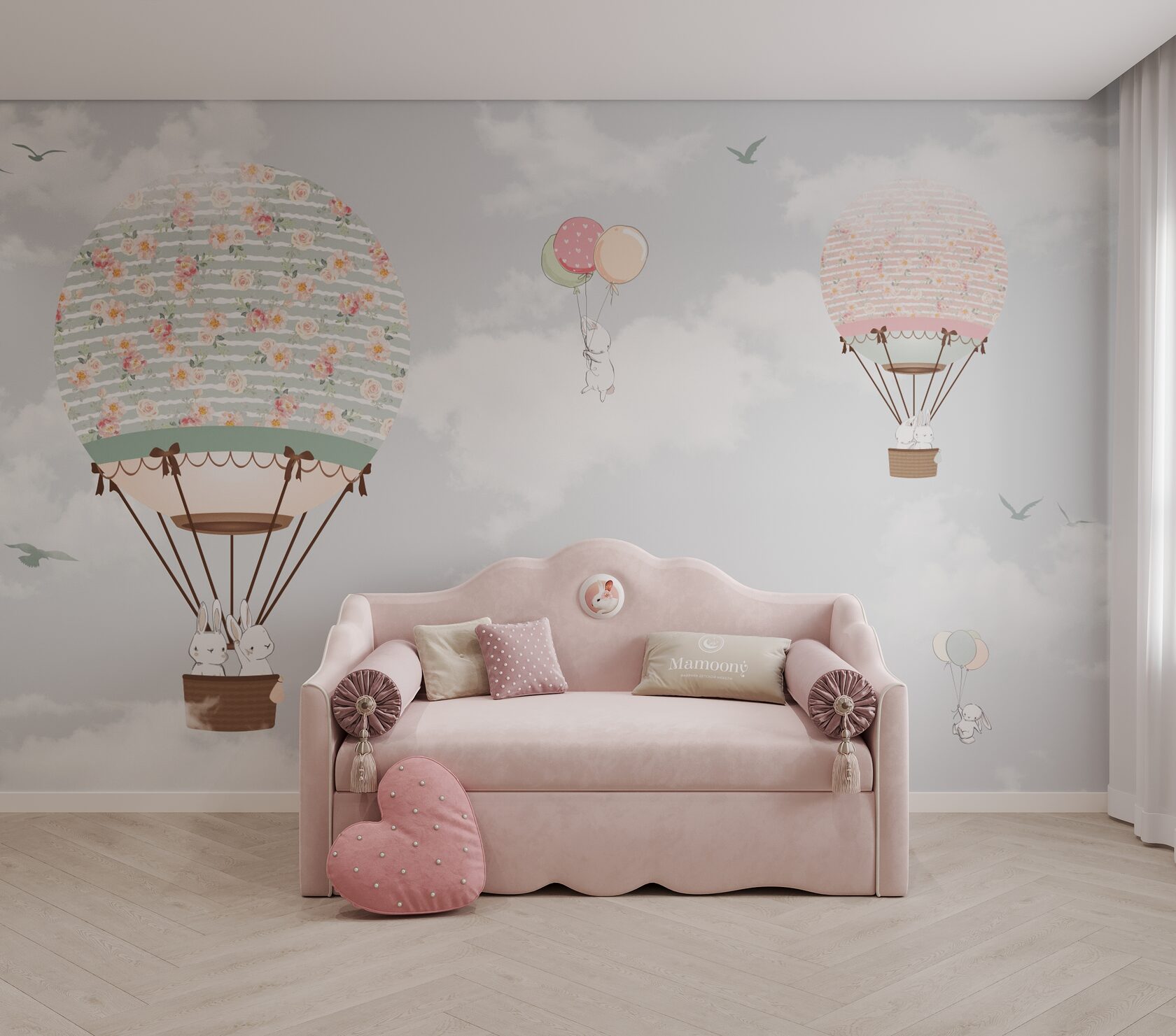 Детский диван-кровать купить в Москве недорого - модель «Ангелина»