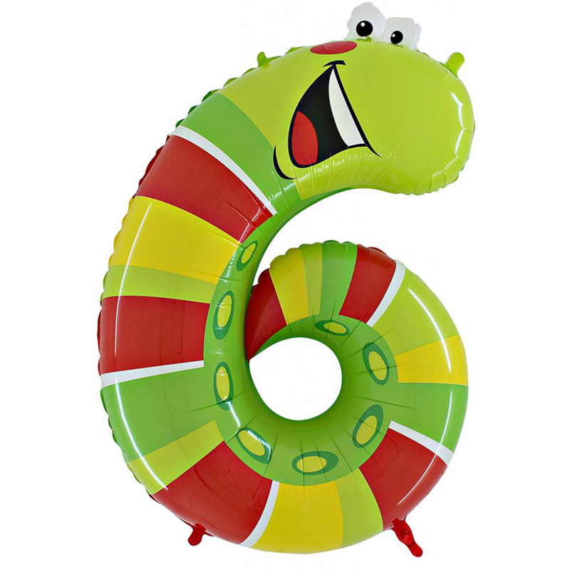 Цифра 6 «Гусеница»