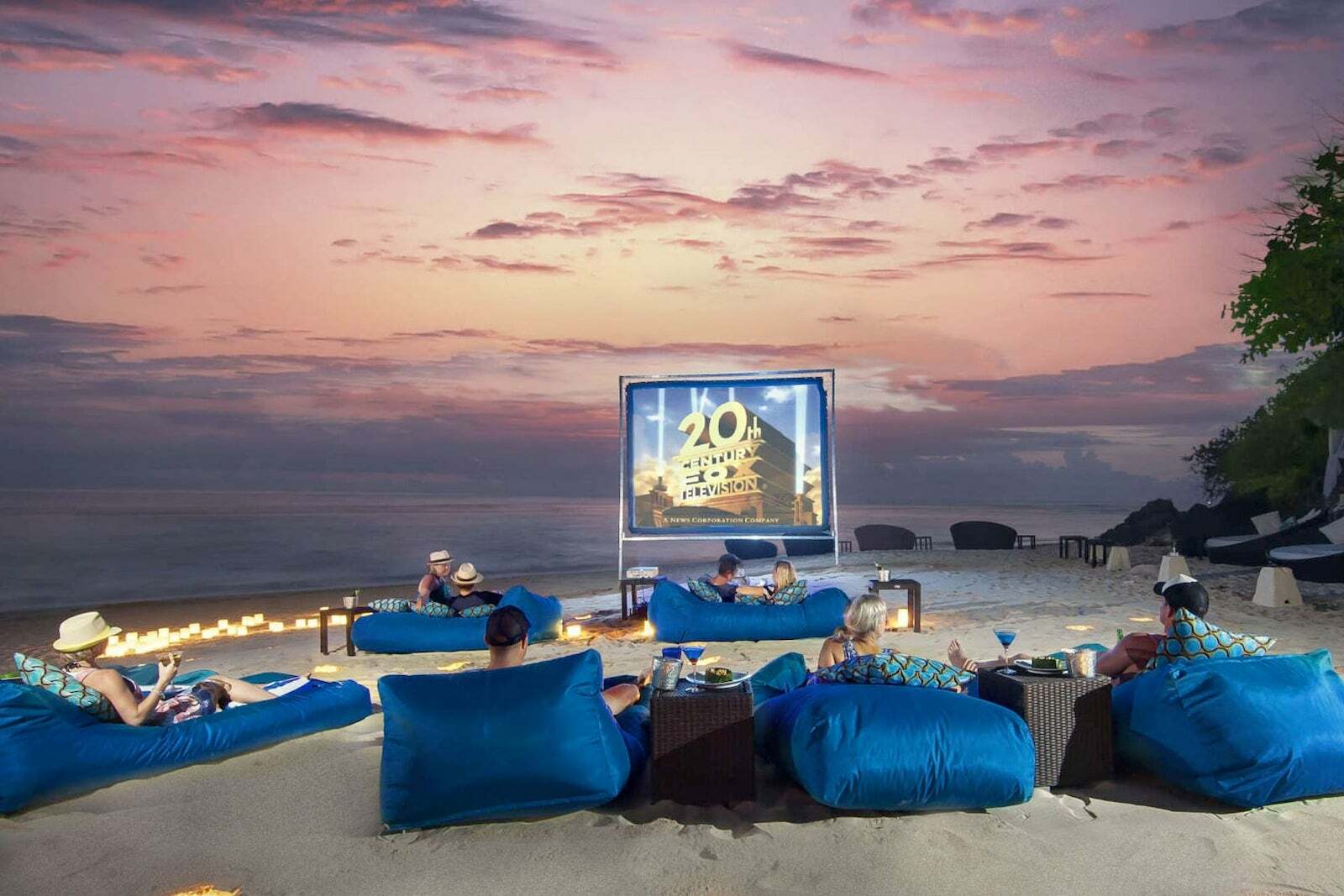 movie night at karma beach bali