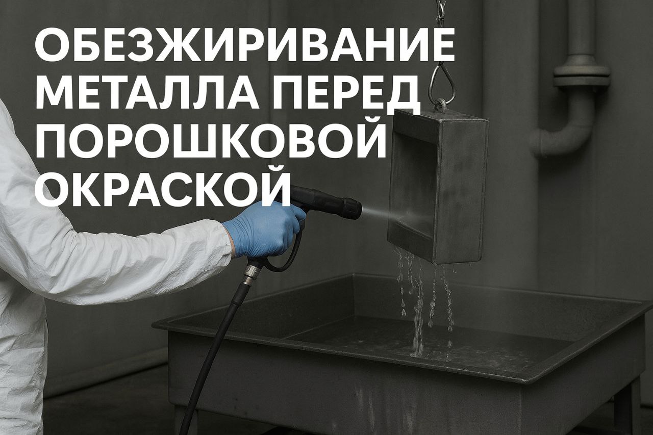 Обезжиривание металла перед порошковой окраской — ТМС «Касте»