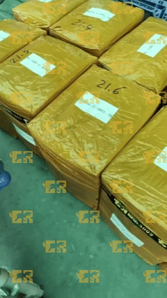 Упакованные подушки перед отправкой