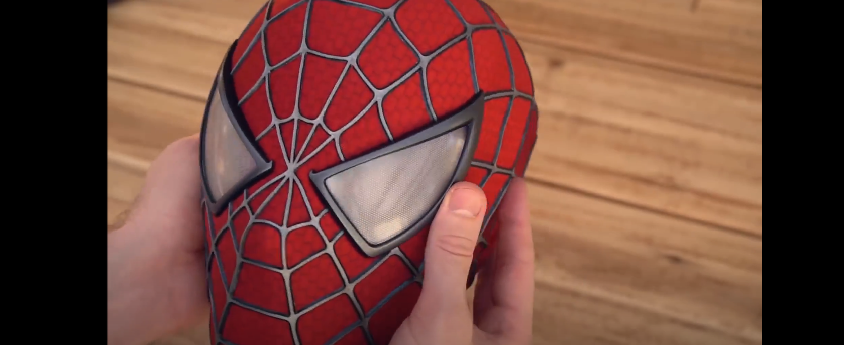 Как сделать маску Человека-паука из фетра