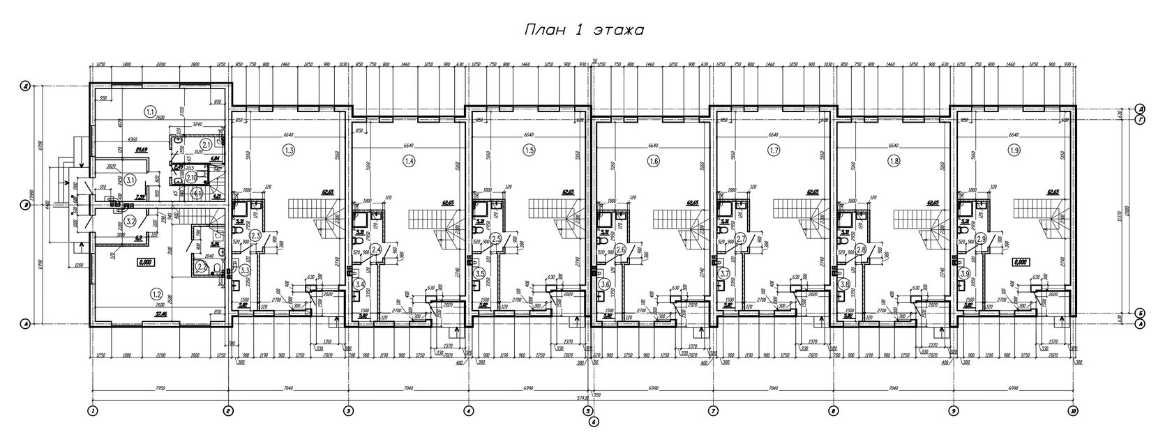 Донбасская, 16 — Планировка 100 м² — 1 этаж