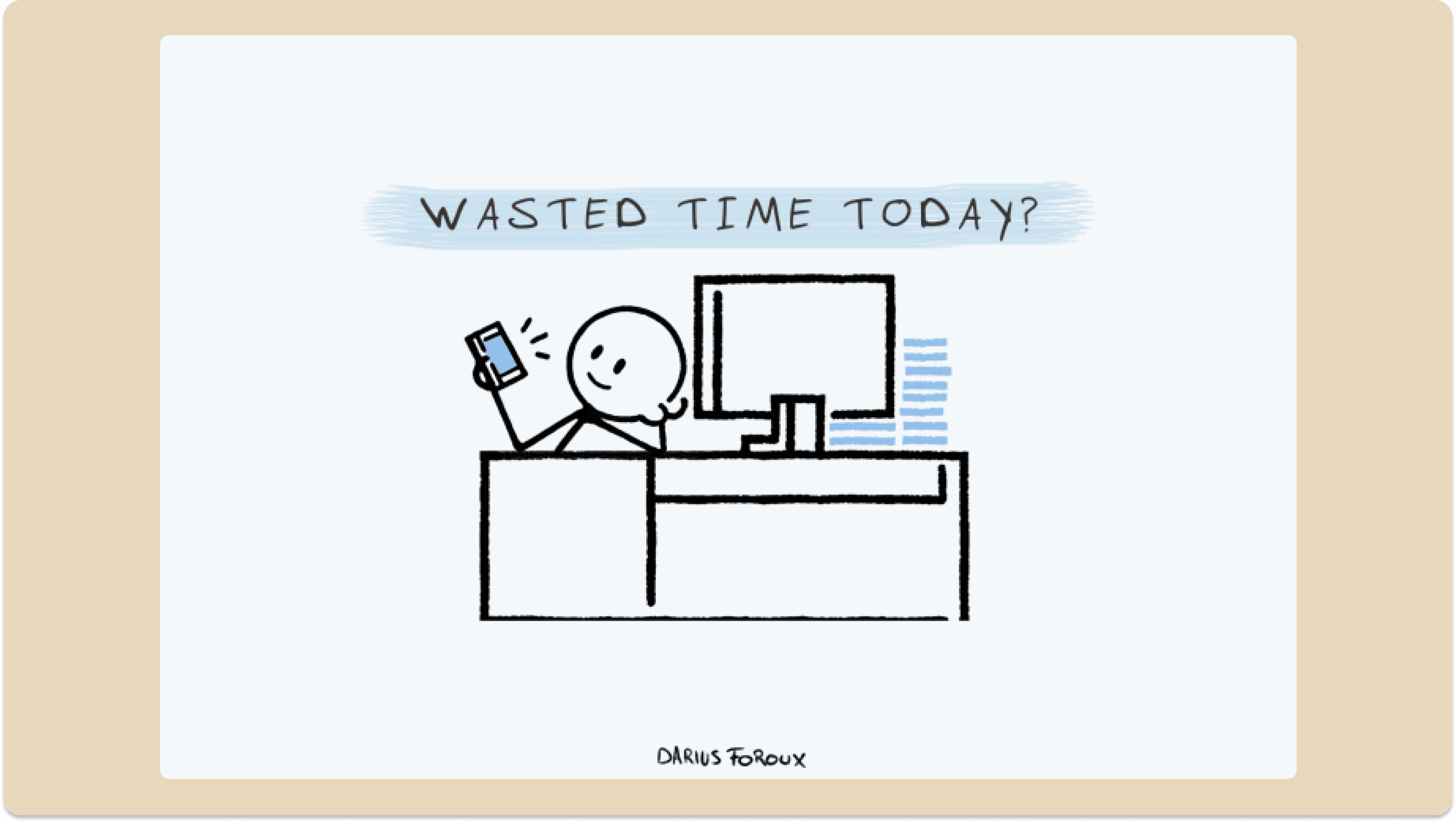 Мем про метрику Wasted Time