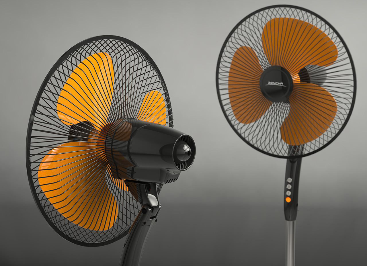 Дизайн корпуса напольного вентилятора под массовое производство