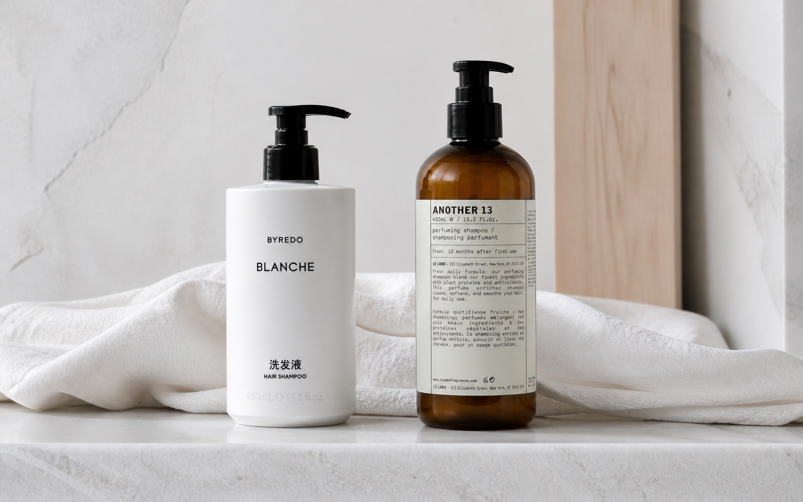 Шампунь и гель с ароматом чистоты Byredo и Le Labo