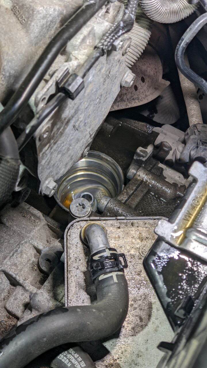 Демонтаж фильтра DSG