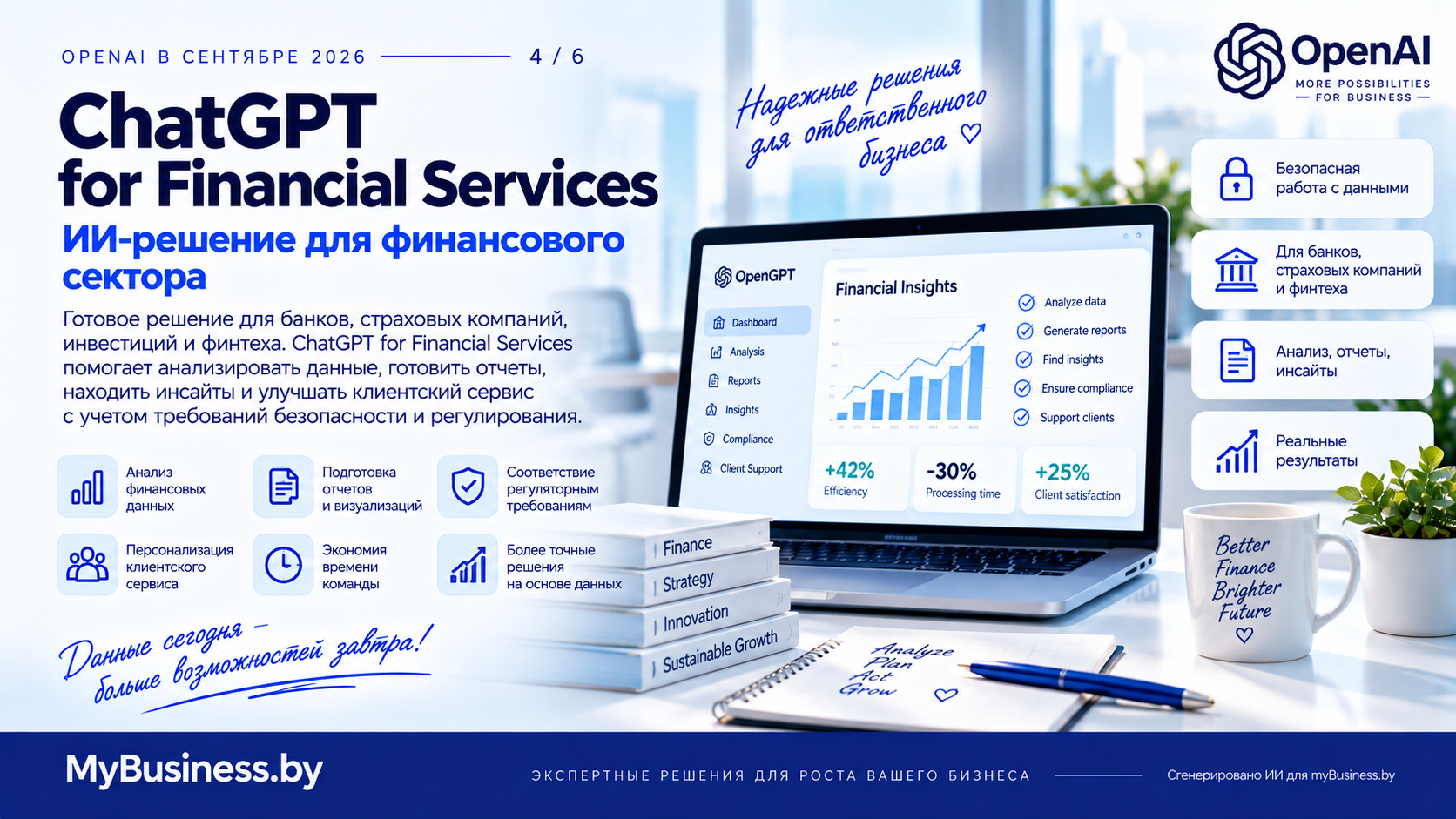 ChatGPT for Financial Services - ИИ для финансового анализа и исследований