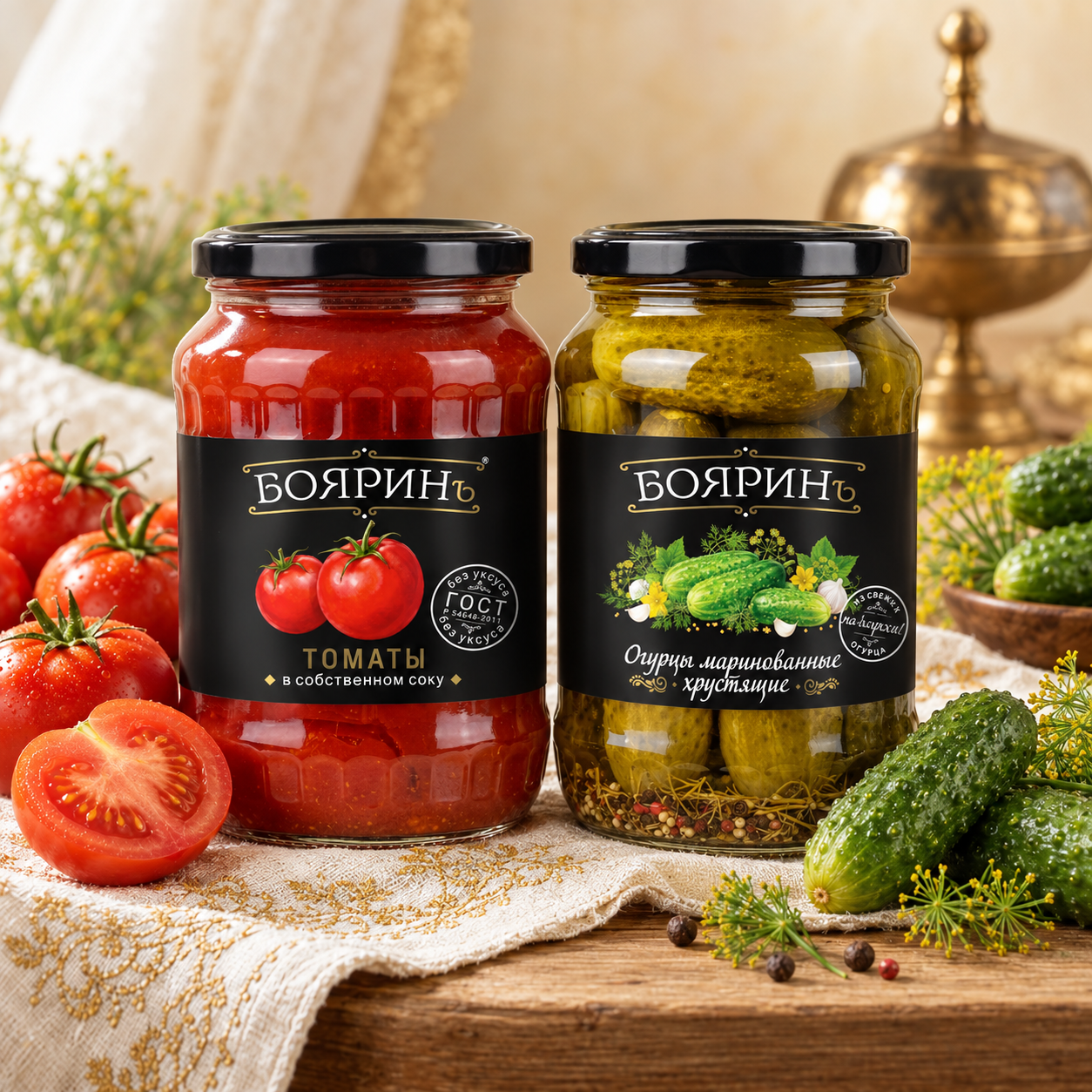 Огурцы и корнишоны