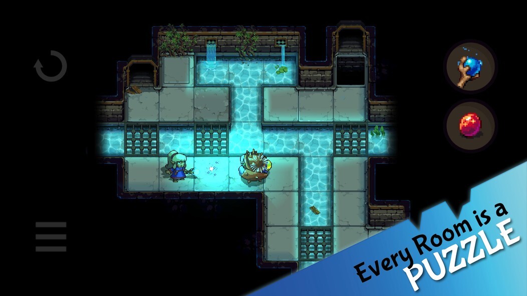 Dungeons of Dreadrock 2, a dungeon crawler where every room is a puzzle, for Android and iPhone