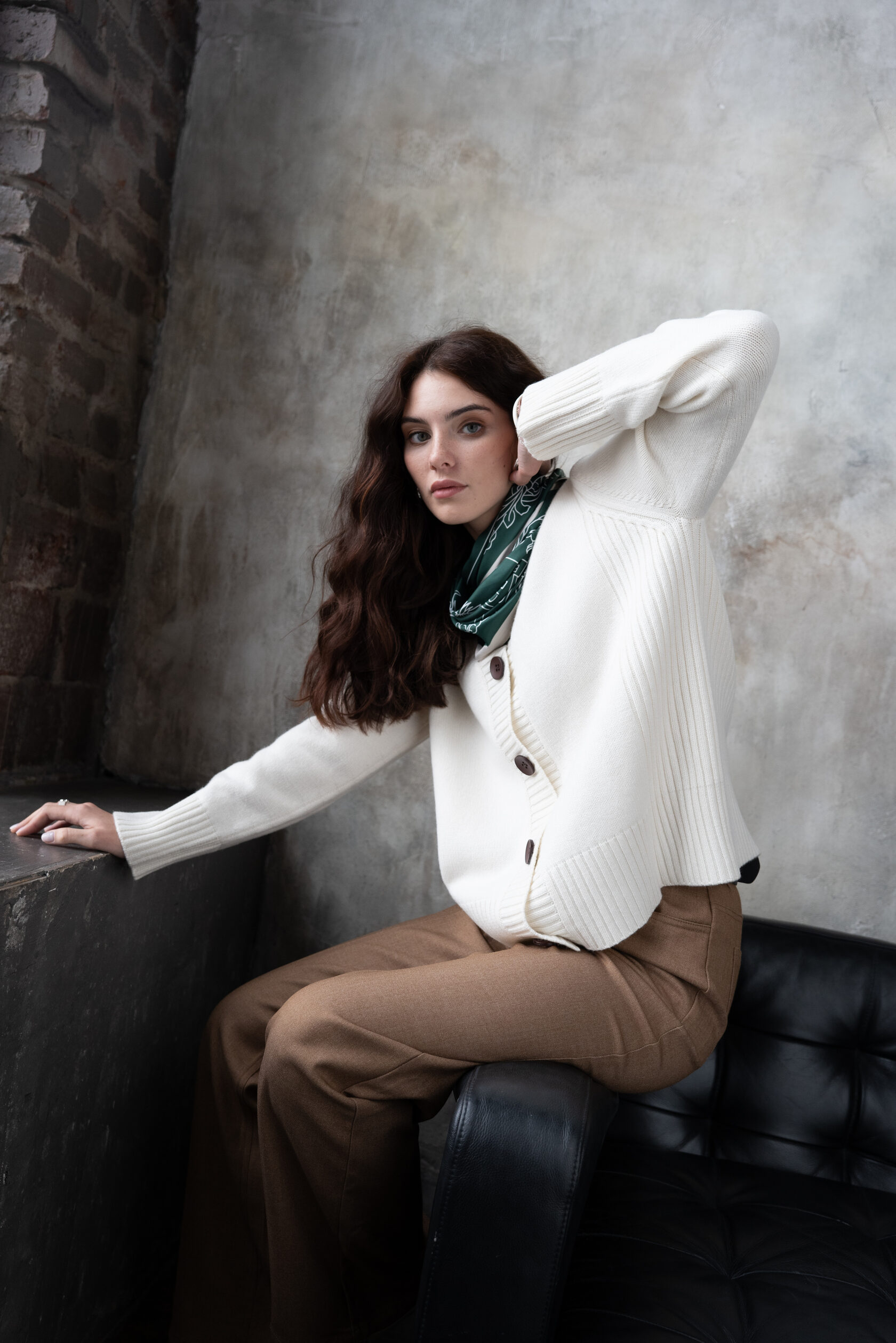 Кардиган на пуговицах