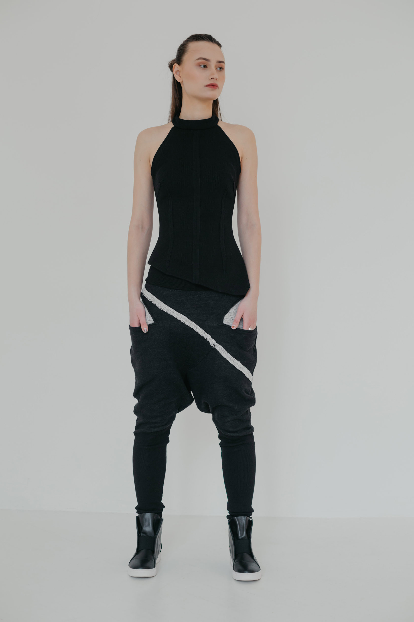 Топ ДИ черный - XS